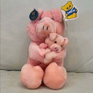 NWT 1986 Dakin Mama and Piglet Plush